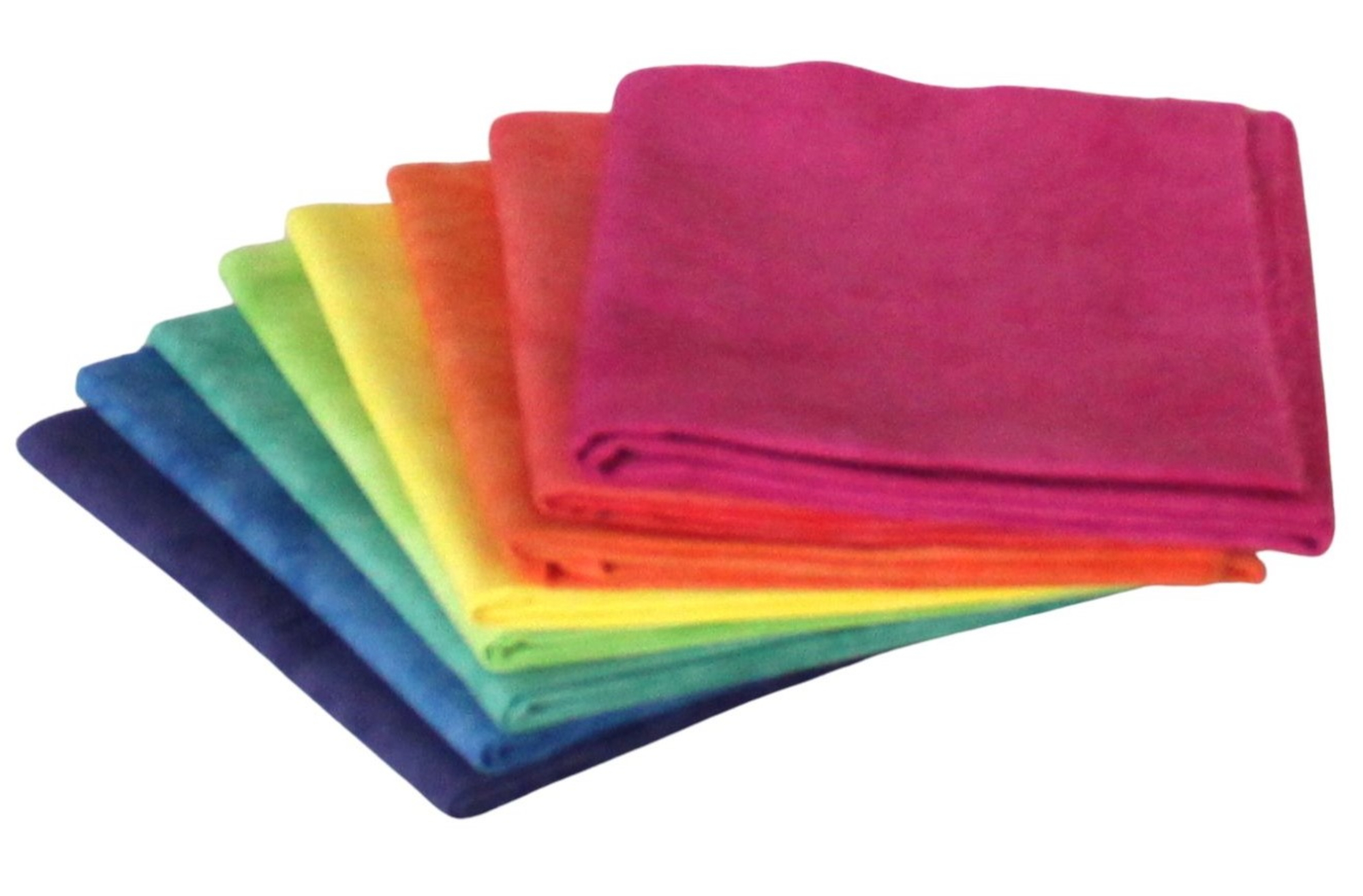 Pastel rainbow fat quarter bundle
